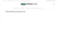 Desktop Screenshot of codinafilms.com